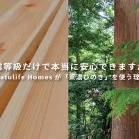 Natulife Homesスタッフブログ｜耐震等級だけで、本当に安心できますか？～Natulife Homesが「東濃ひのき」を使う理由～