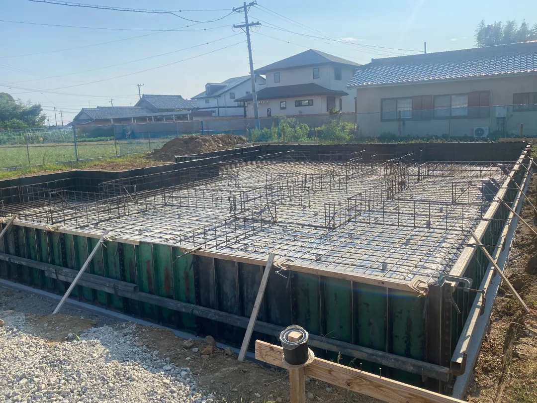 Natulife Homes｜施工日記｜新築工事・豊川市H様邸｜配筋検査が行われ無事に合格しました！