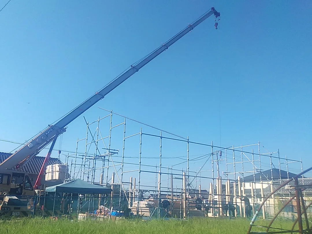 Natulife Homes｜施工日記｜新築工事・豊川市H様邸｜めでたく上棟を迎えました！