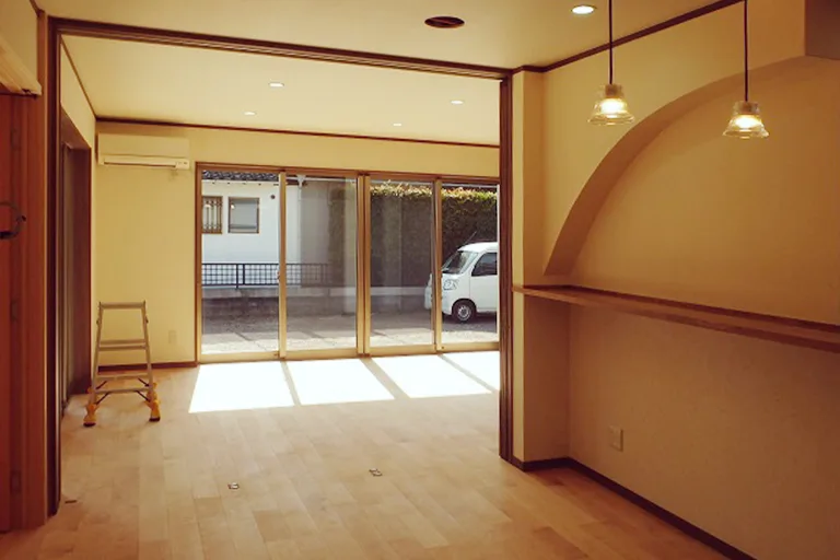 Natulife Homes施工事例｜縦格子がアクセントの和モダンの家