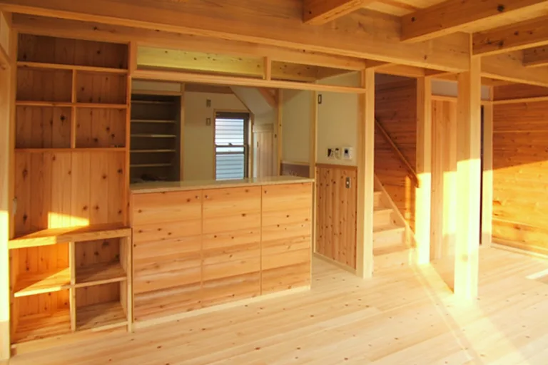 Natulife Homes施工事例｜広々リビング＆オリジナルキッチンの家