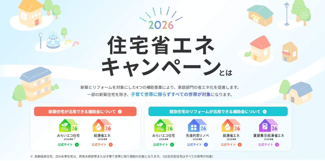 2026年の住宅補助金、知らないと損する全制度まとめ