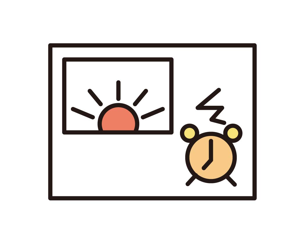 朝起きた瞬間の爽やかな室内環境