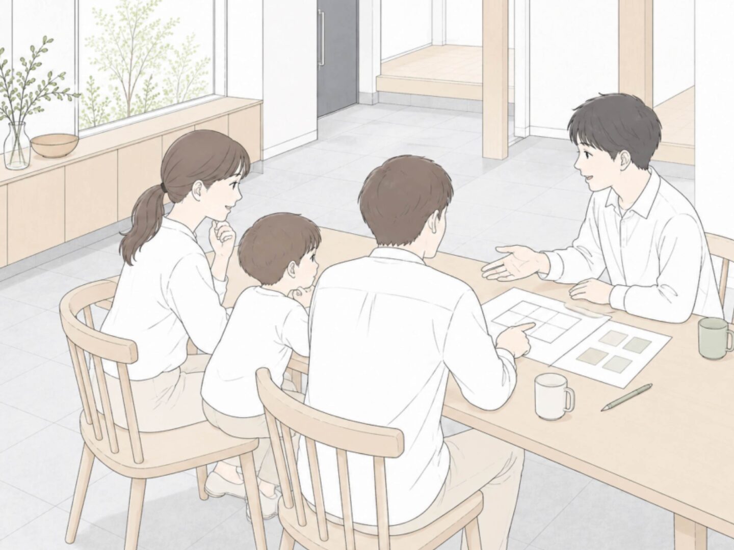 キャンプを楽しむ家の間取り体験会